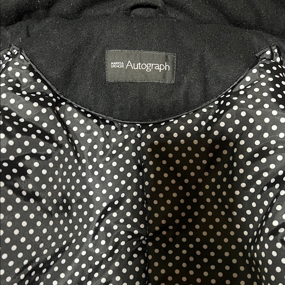 Marks & Spencer Black and White Polka Dot Jacket